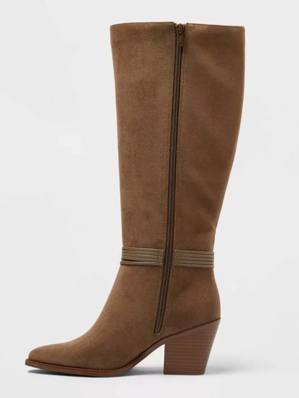 Universal Thread - Women’s Rio Whip Stitch Tall Boots with Memory Foa Taupe NWT
